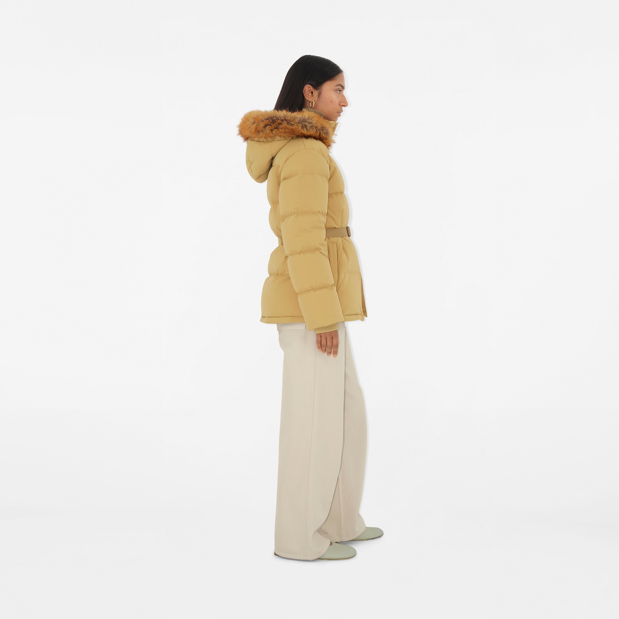 Short Nylon Puffer Coat - 3