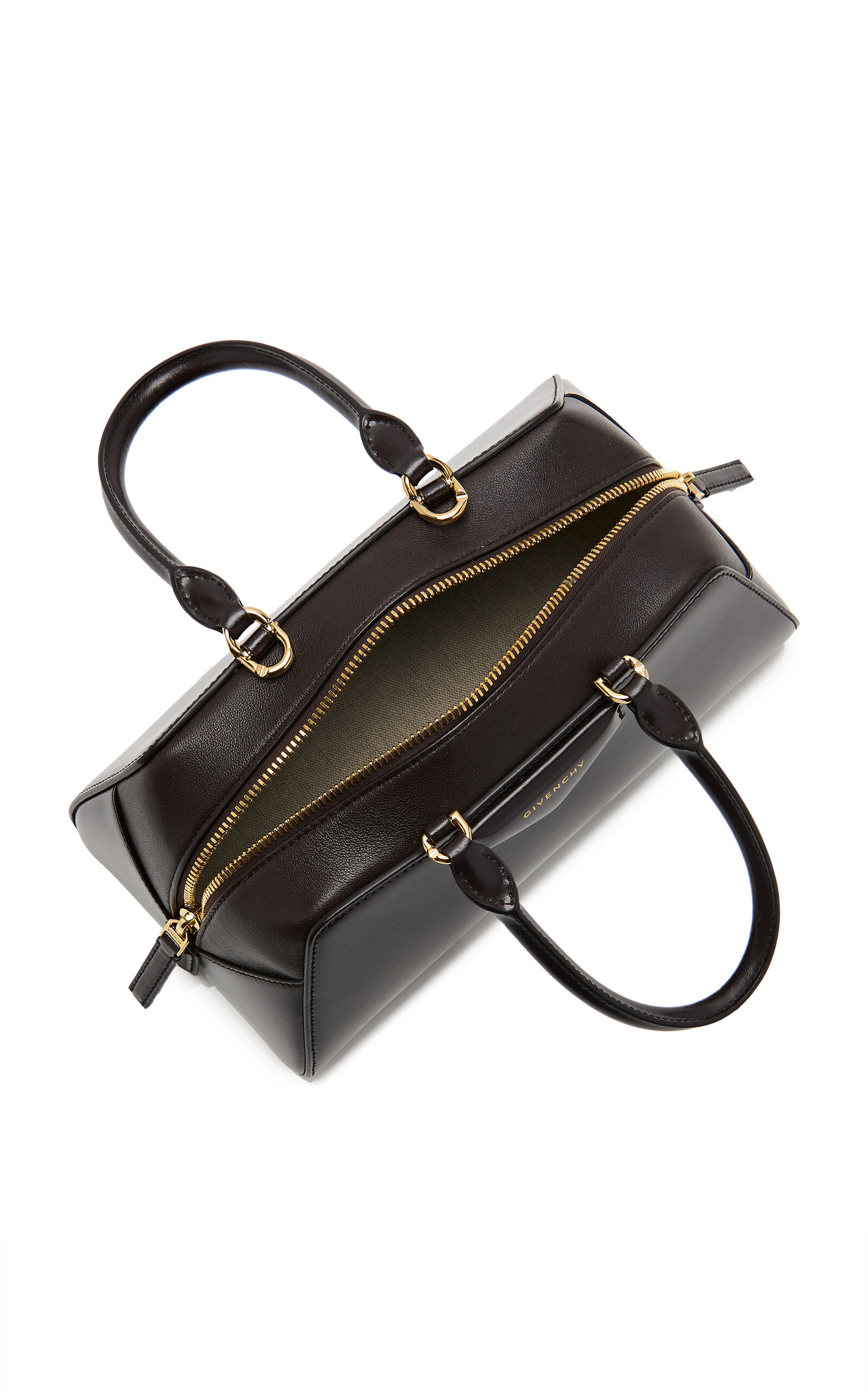Antigona E/W Small Leather Bag brown - 7