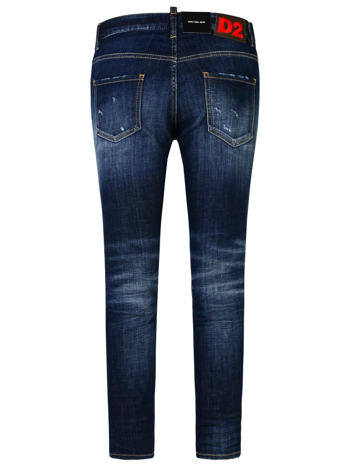 Dsquared2 'Cool Girl' Blue Cotton Blend Jeans Women - 3