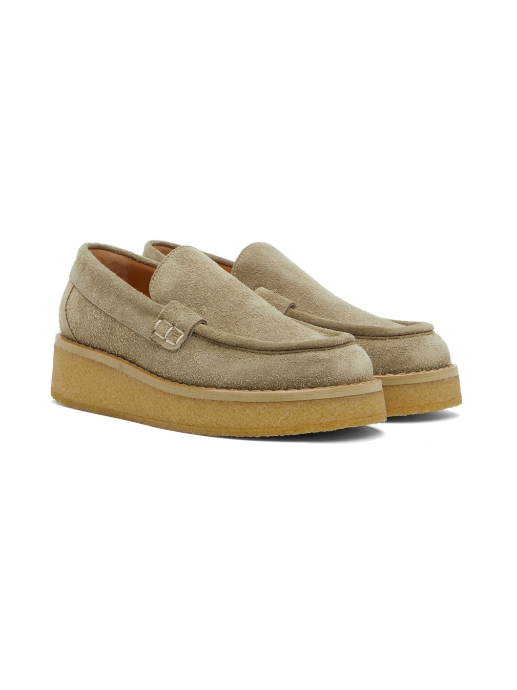 Green Suede Loafers - 4