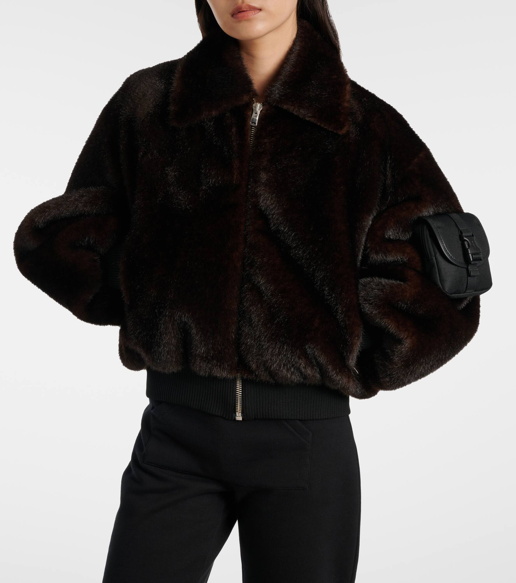 Cropped bomber jacket - 6