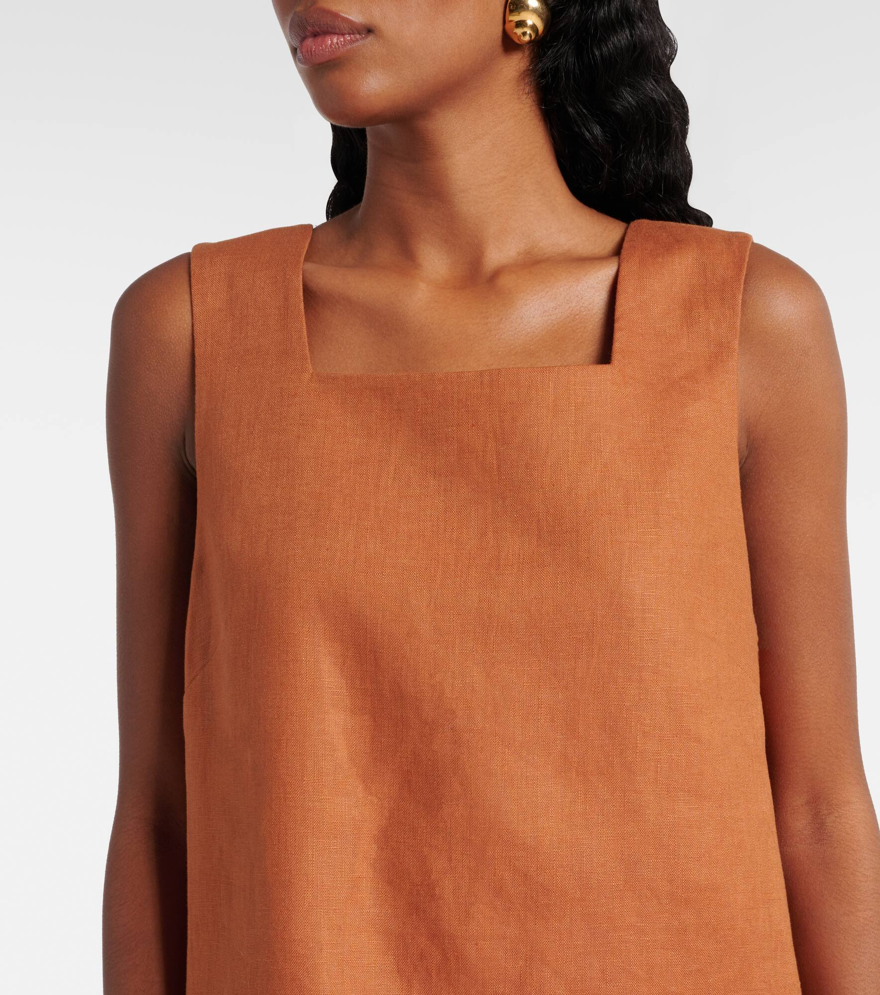 Rio linen shift dress - 4