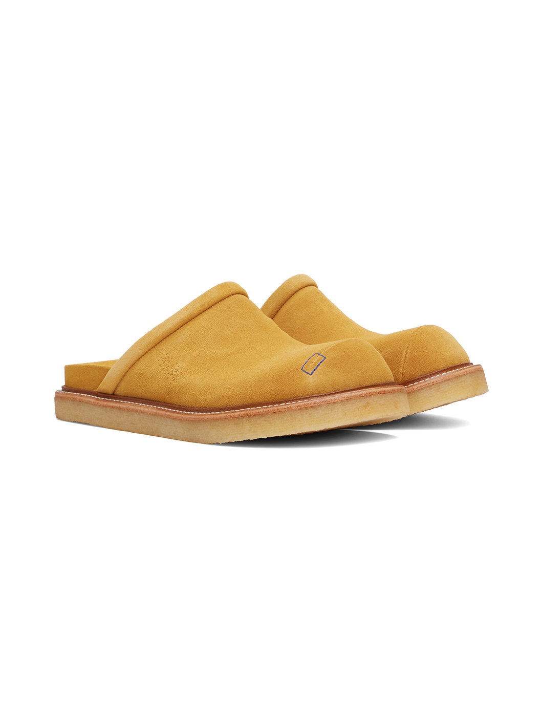 Yellow Curve Sabot 02 Mules - 4