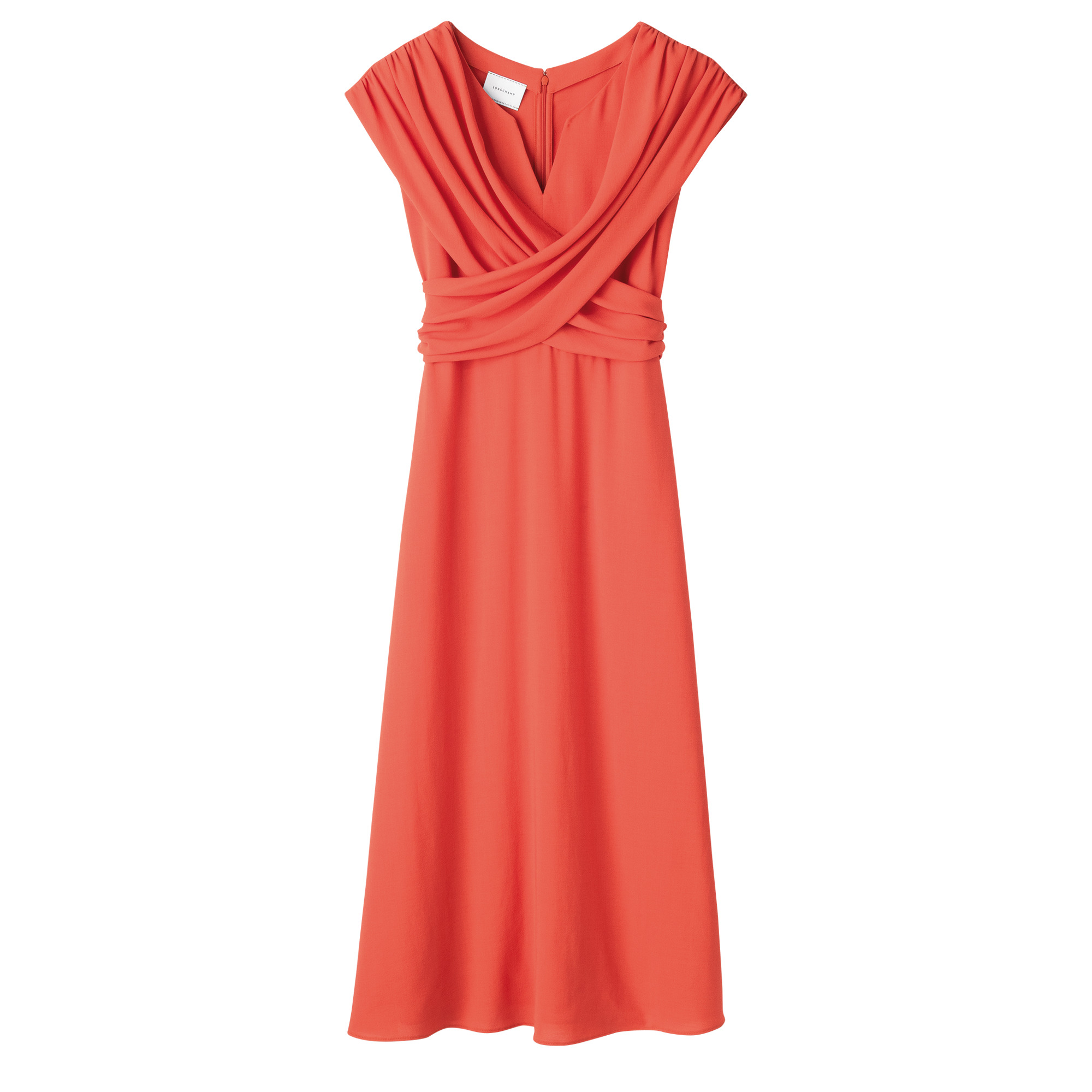 Dress Orange - Crepe - 1