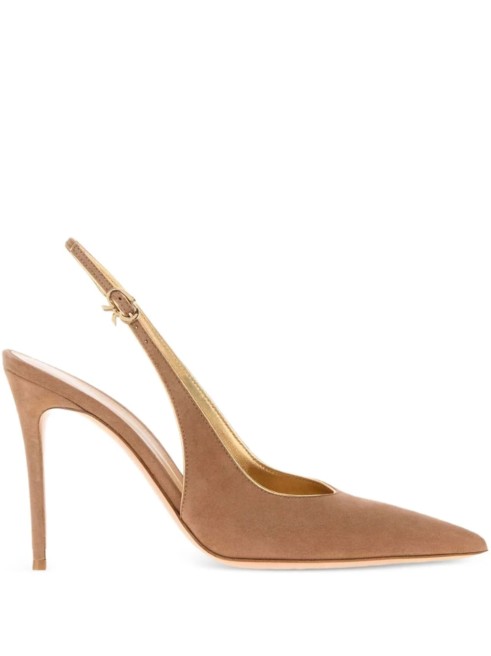 100mm Yves slingback suede pumps - 1