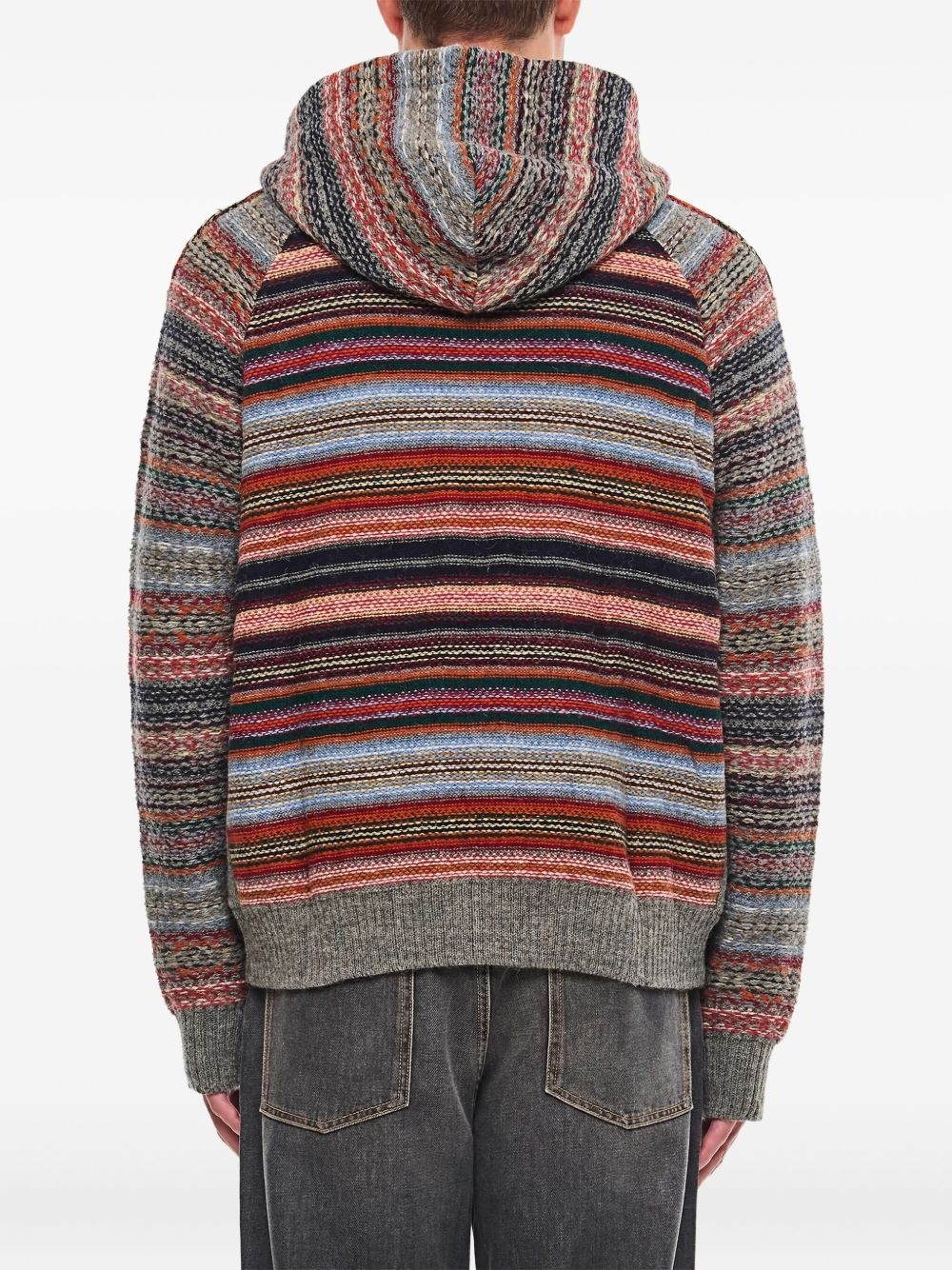 hooded cardigan - 3
