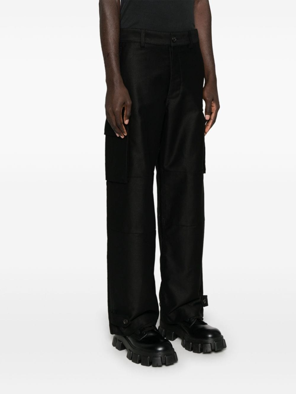 cotton cargo pants - 3