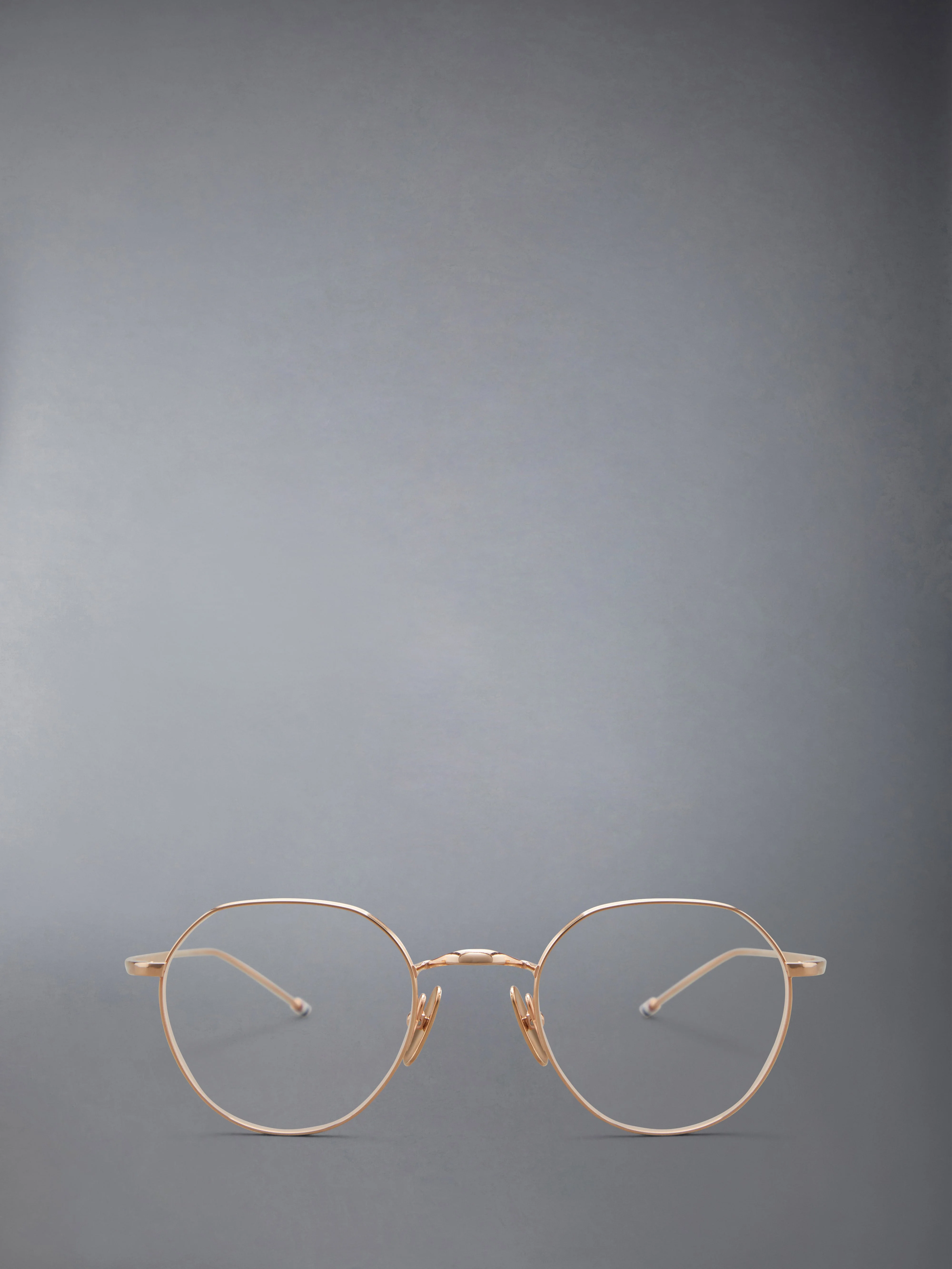 Titanium Round Eyeglasses - 1