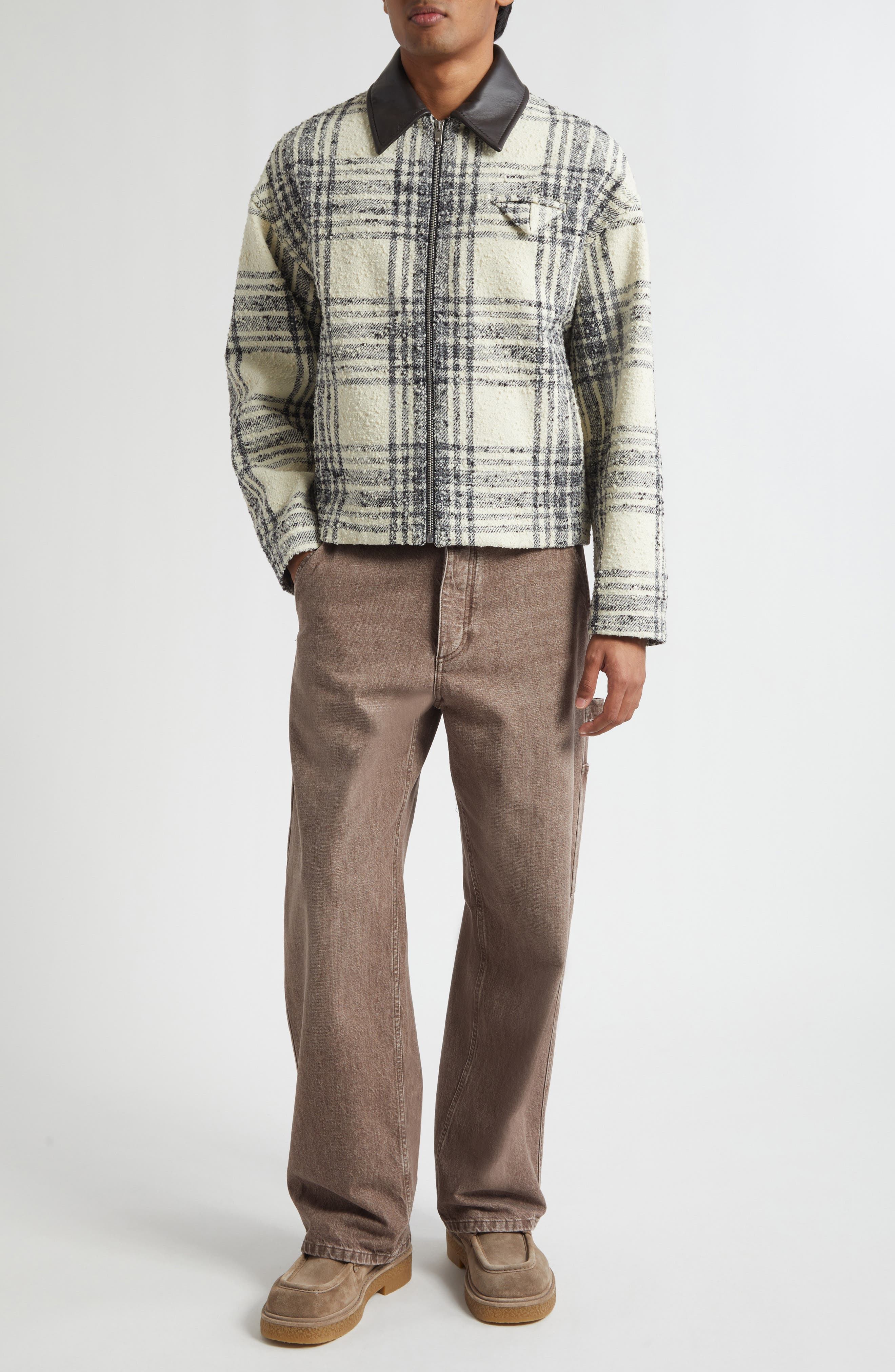 Bottega Veneta Denim Carpenter Jeans in 2082 Brown at Nordstrom - 2