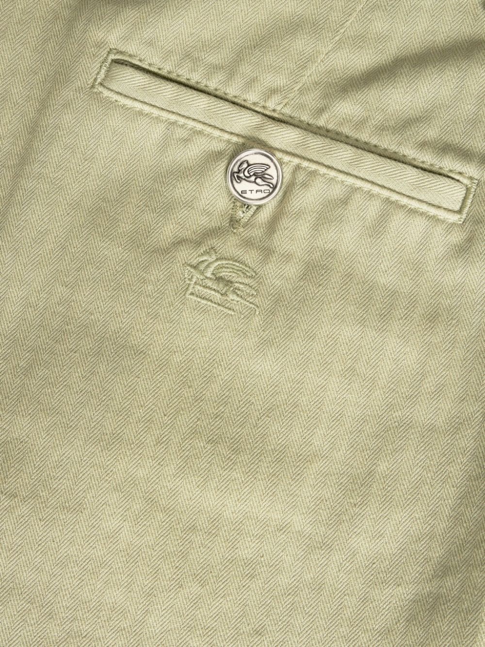 button-up bermuda shorts - 6