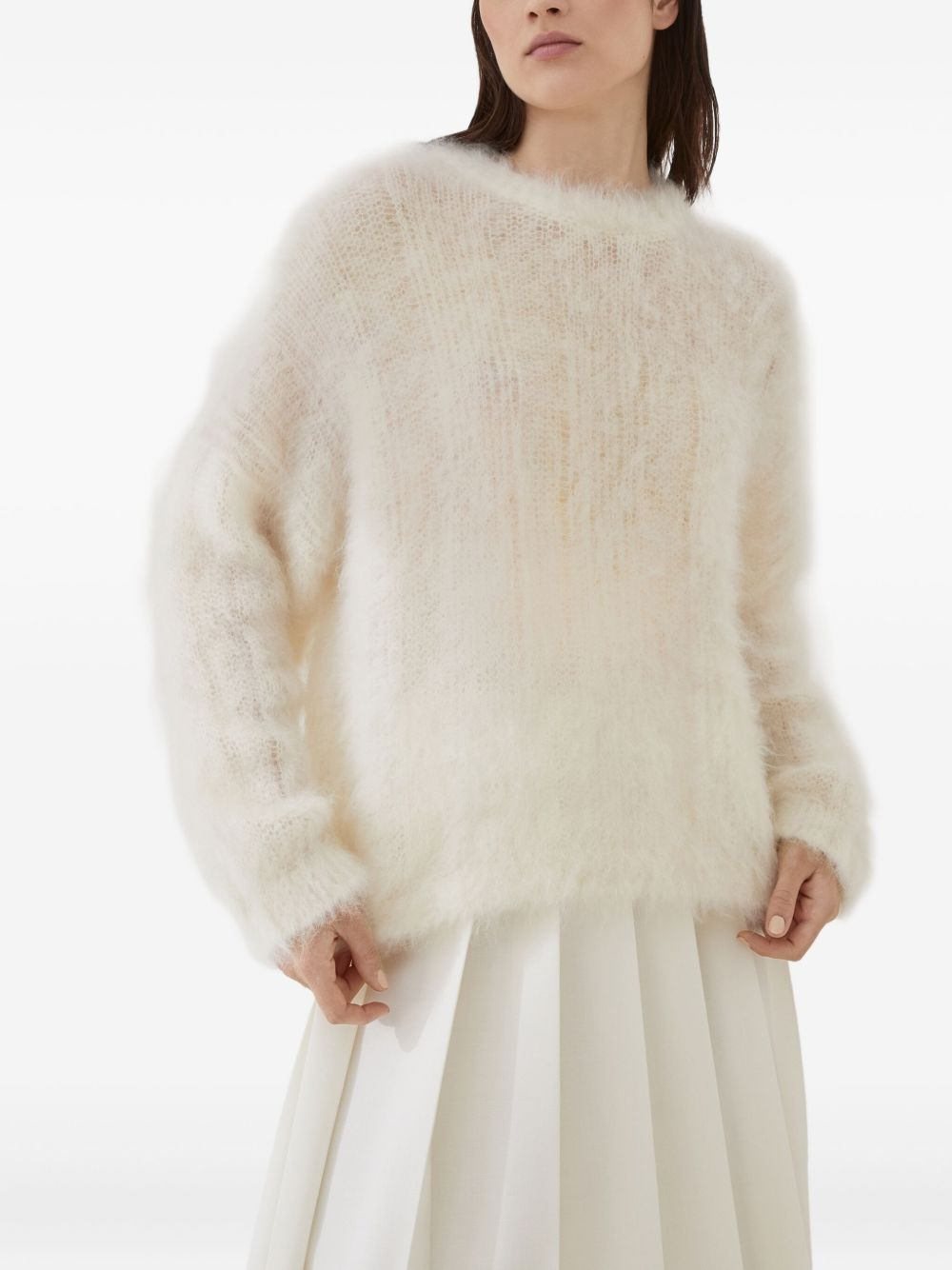brrushed-finish sweater - 3