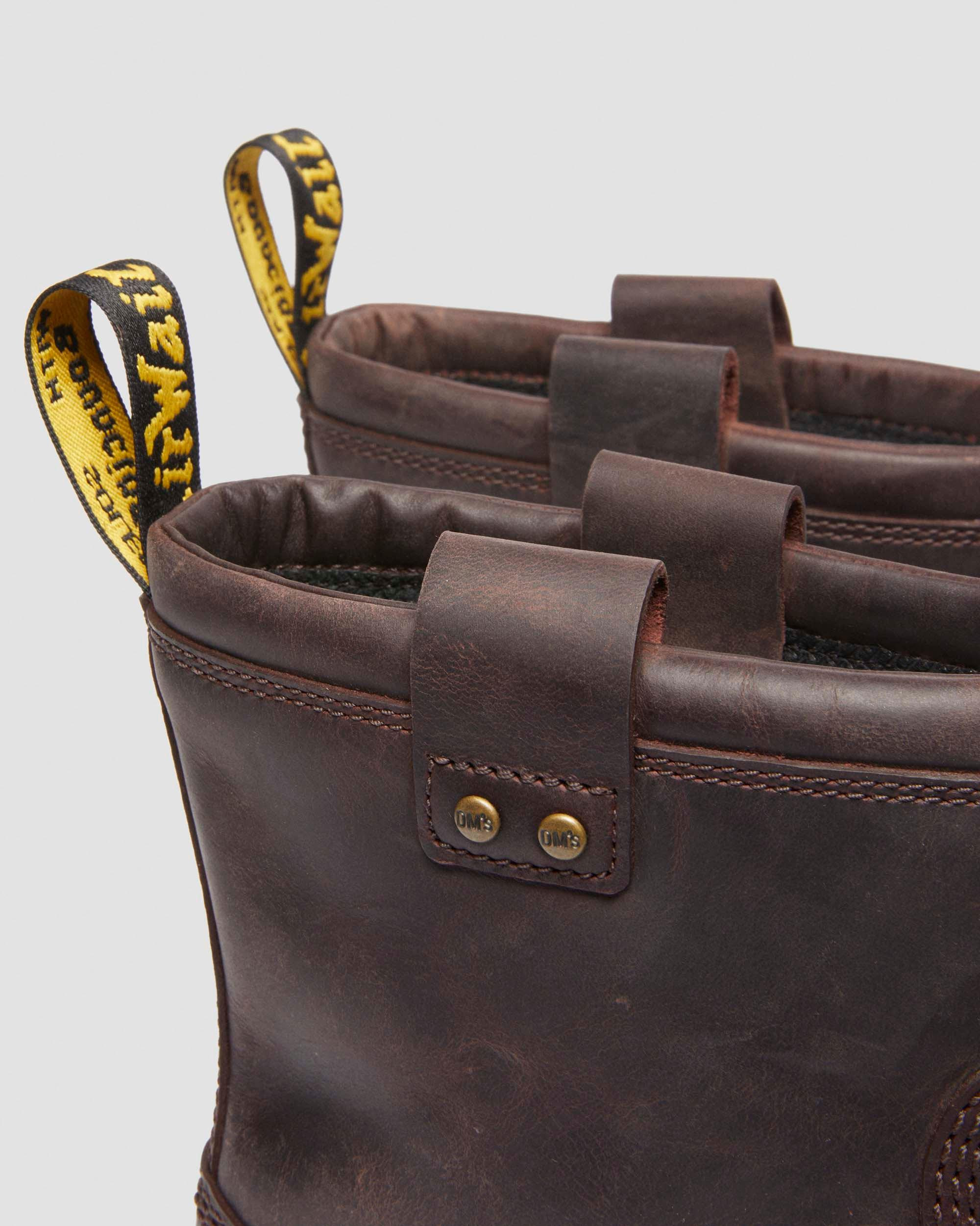 Anistone Lo Leather Biker Boots - 8