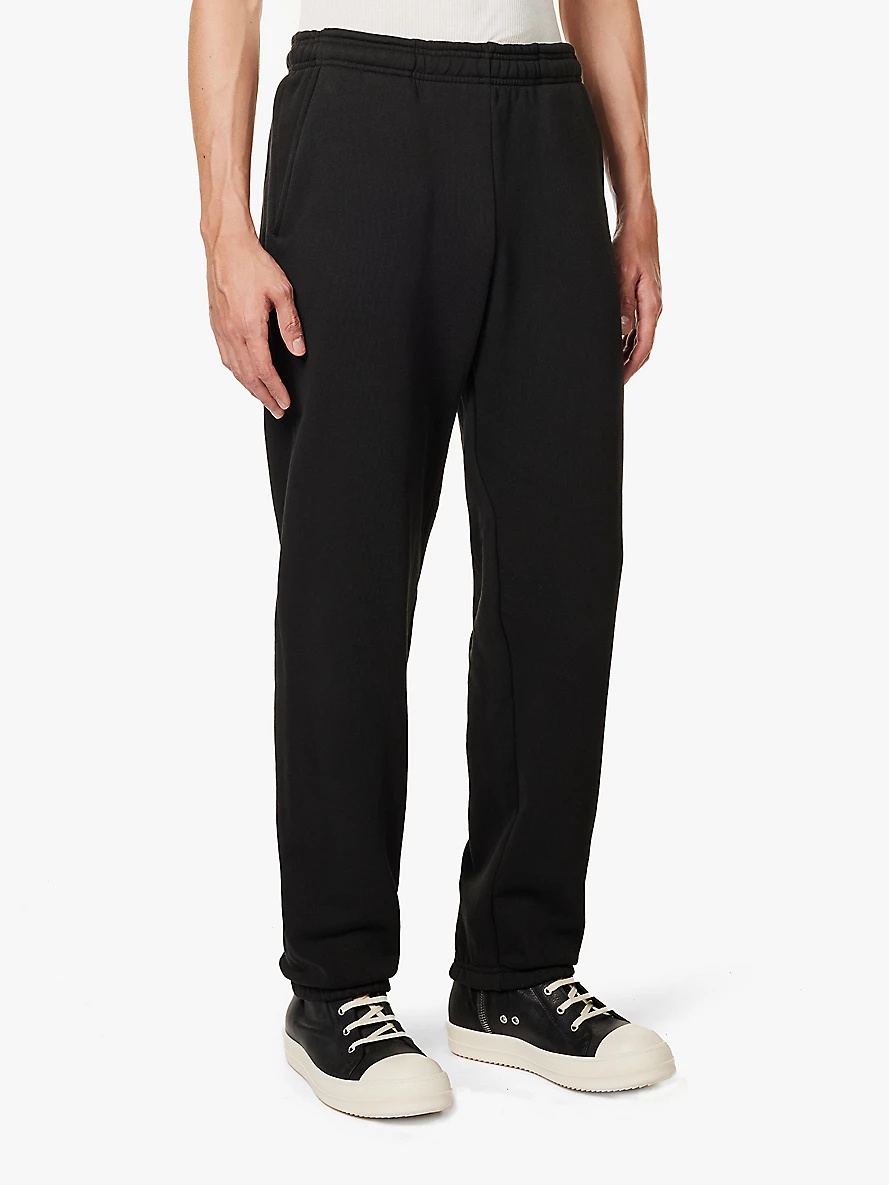 Tapered-leg relaxed-fit organic cotton-jersey jogging bottoms - 3