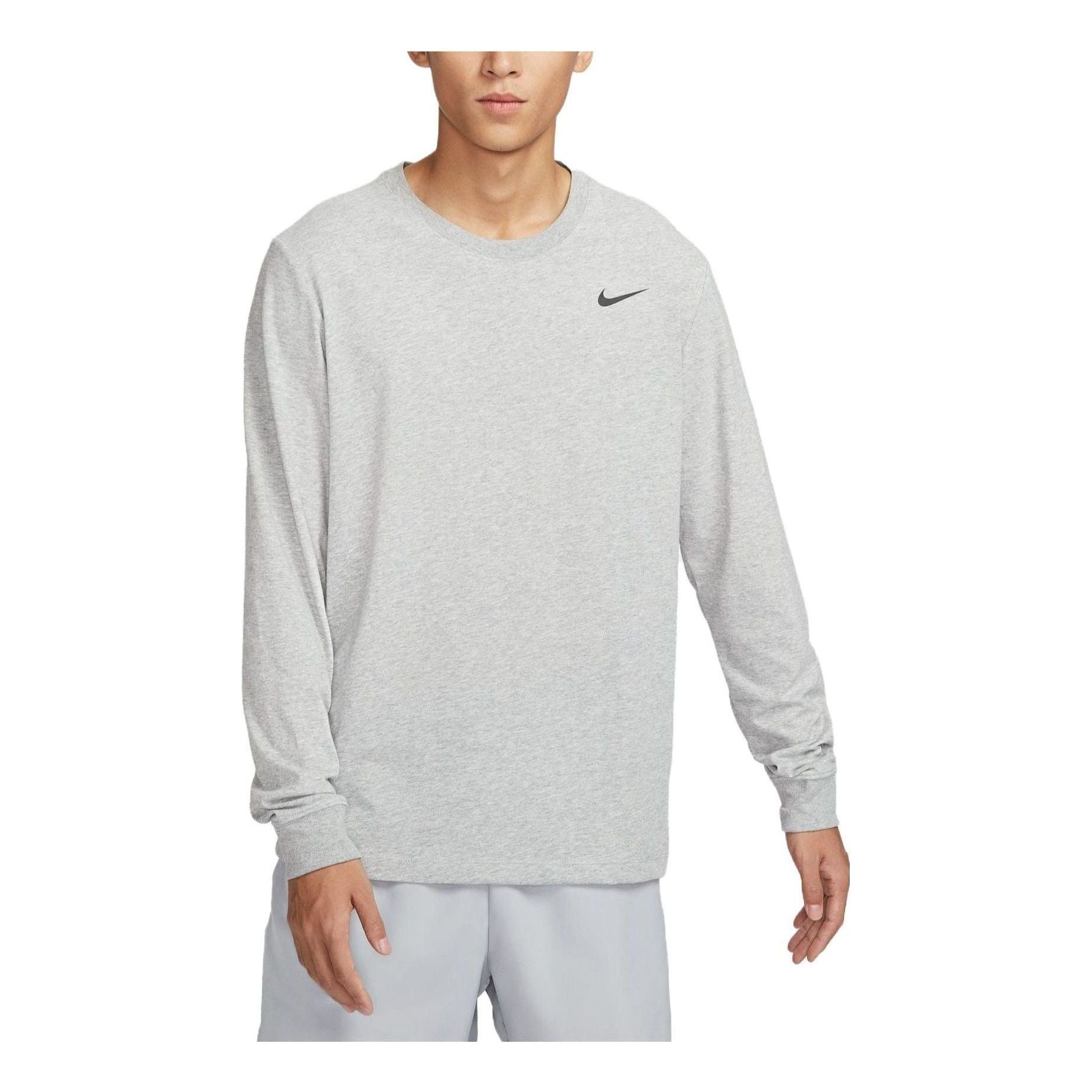 Nike Dri-Fit Long Sleeve T-shirt 'Grey' BV7970-063 - 1