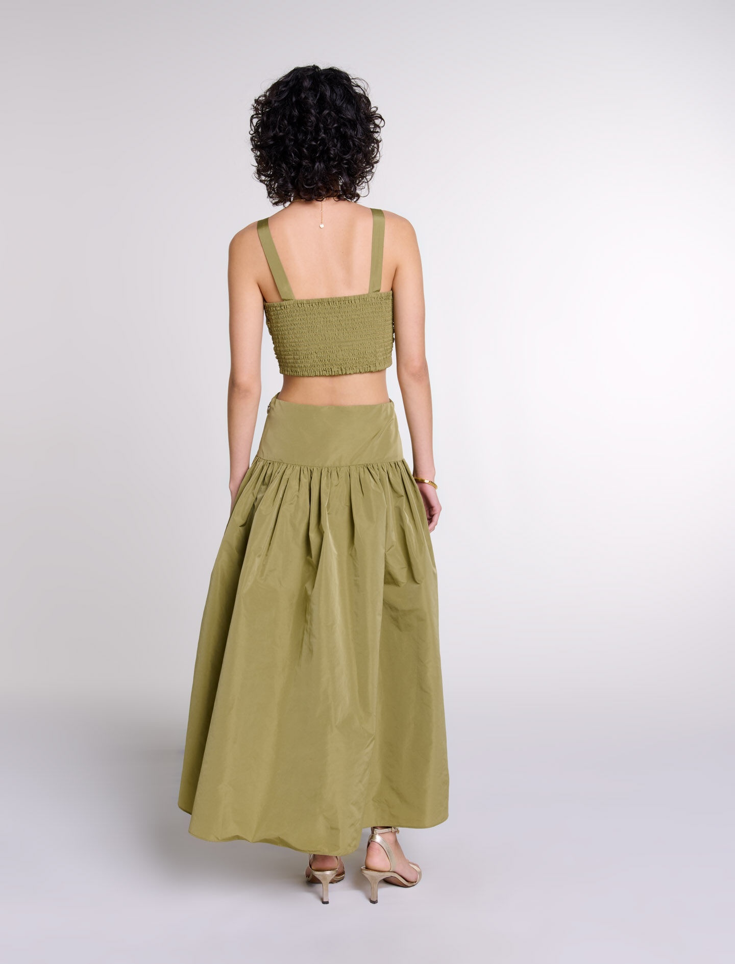 Cutaway taffeta dress - 4