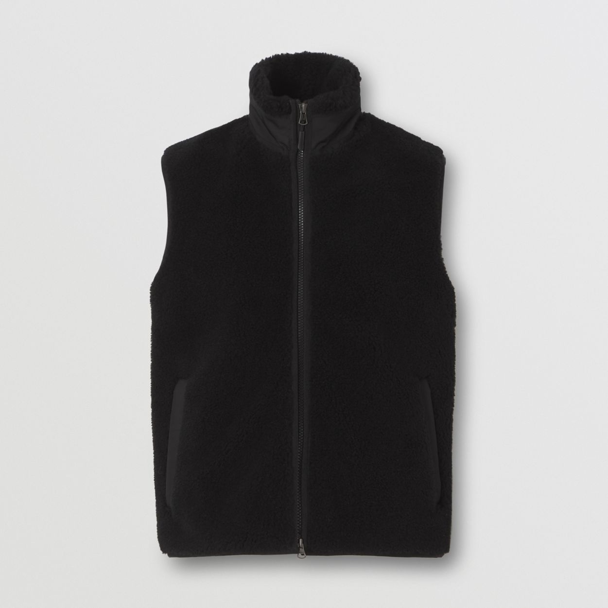 Logo Graphic Fleece Jacquard Gilet - 1
