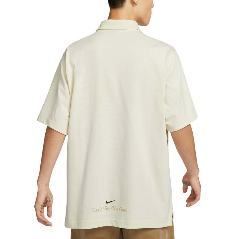 Nike Nike Sportswear Graphic Polo Shirt Asia Sizing 'Coconut White' HM4456-113 outlook