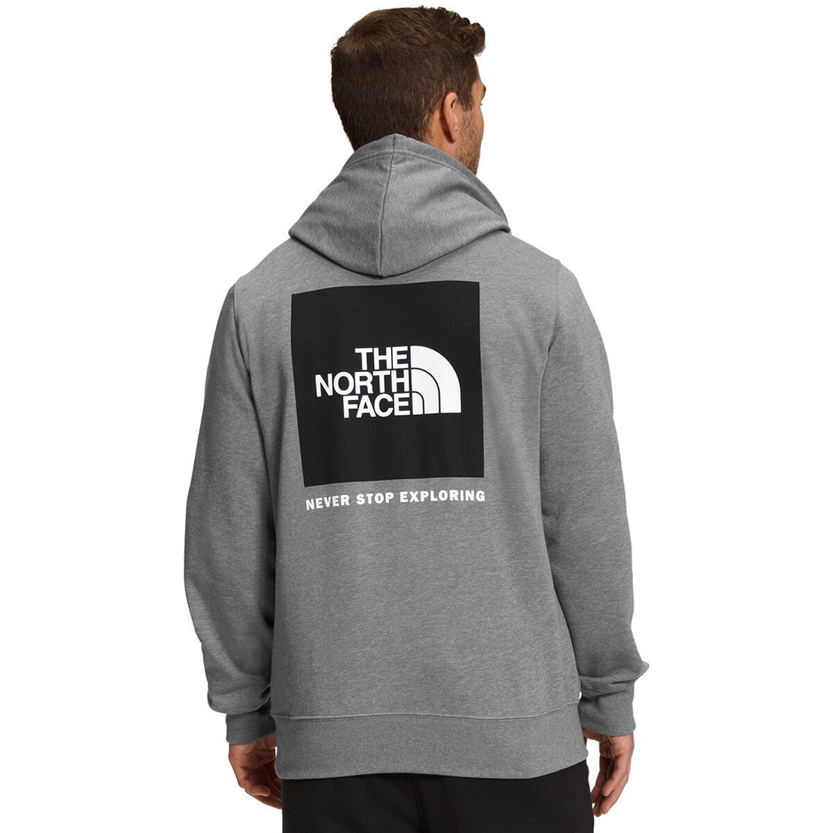 【THE NOTRH FACE】BIG LOGO EX SWEATSHIRTS☆関税、送料込☆ The North Face NSE Box Logo Graphic Hoodie in Medium Grey