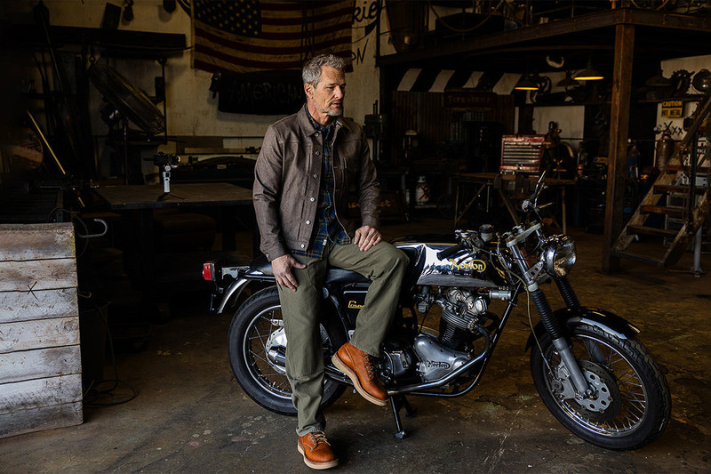 The Double Knee Pants Classic Straight - Sage Smoke 3