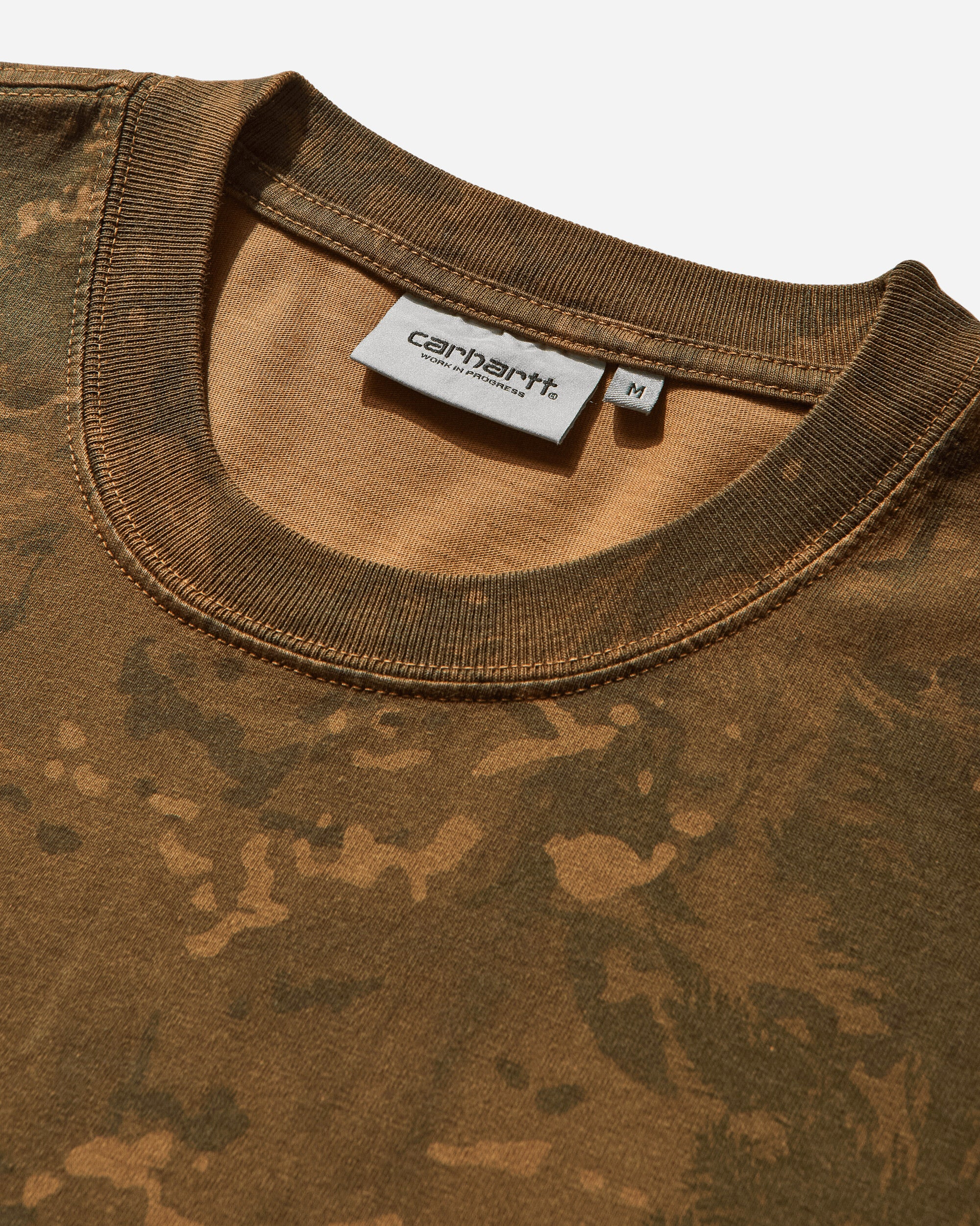 Men's Camo Combi T-Shirt Green / Hamilton Brown (Garment Dyed) - 4