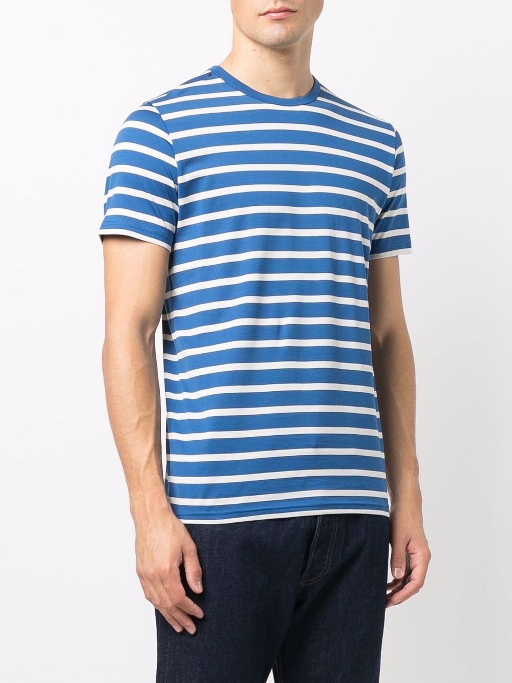 striped cotton T-shirt - 3