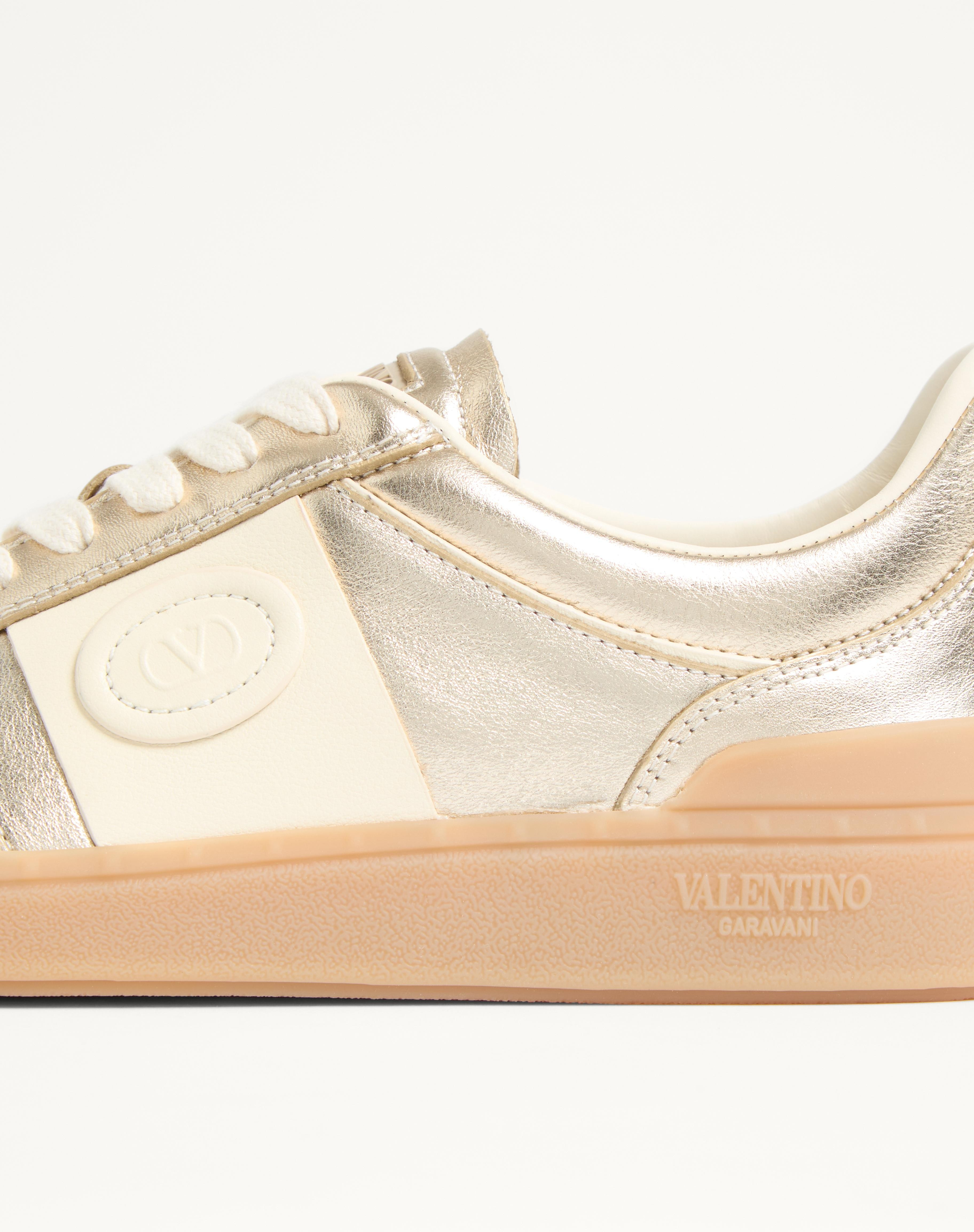 UPVILLAGE TRAINER IN LAMINATED CALFSKIN WITH NAPPA CALFSKIN LEATHER BAND - 8