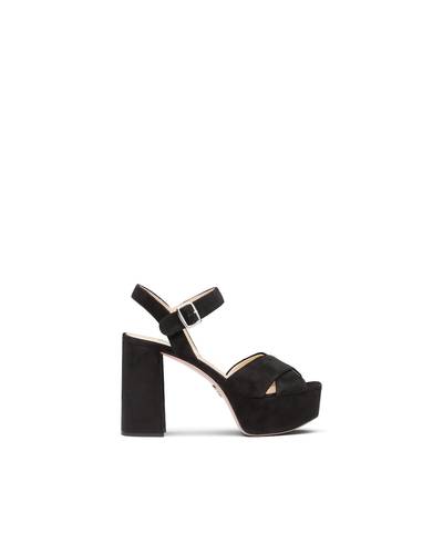 Prada Suede platform sandals outlook