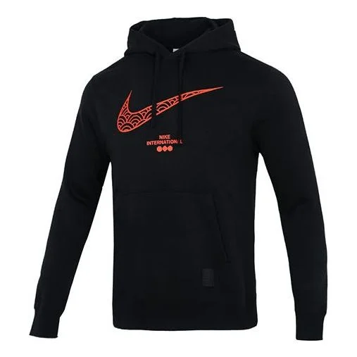 Nike CNY Chinese New Year's Edition Logo Printing Knit Fleece Black DQ5067-010 - 1