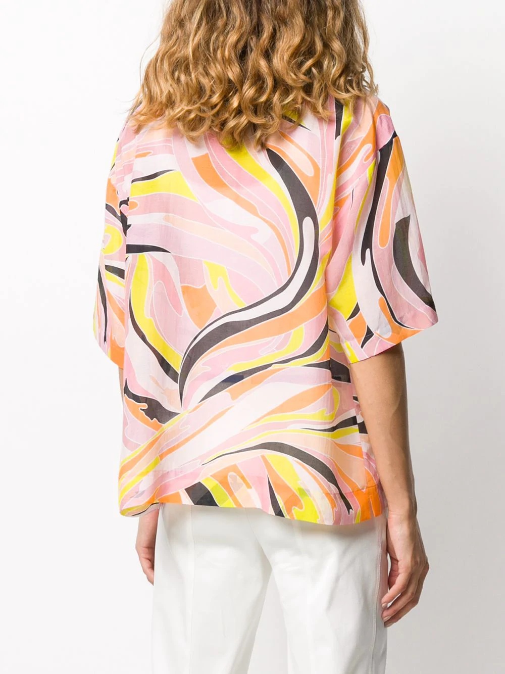 Vetrate print shirt - 4