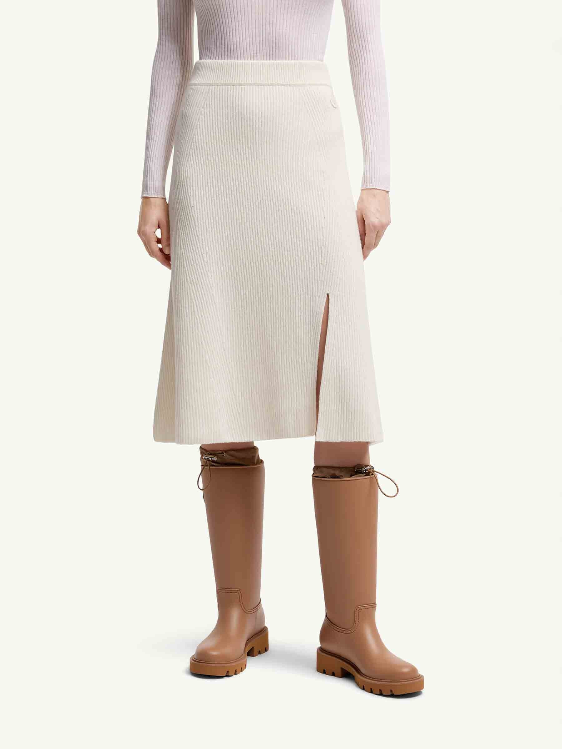 MIDI KNIT SKIRT - 2