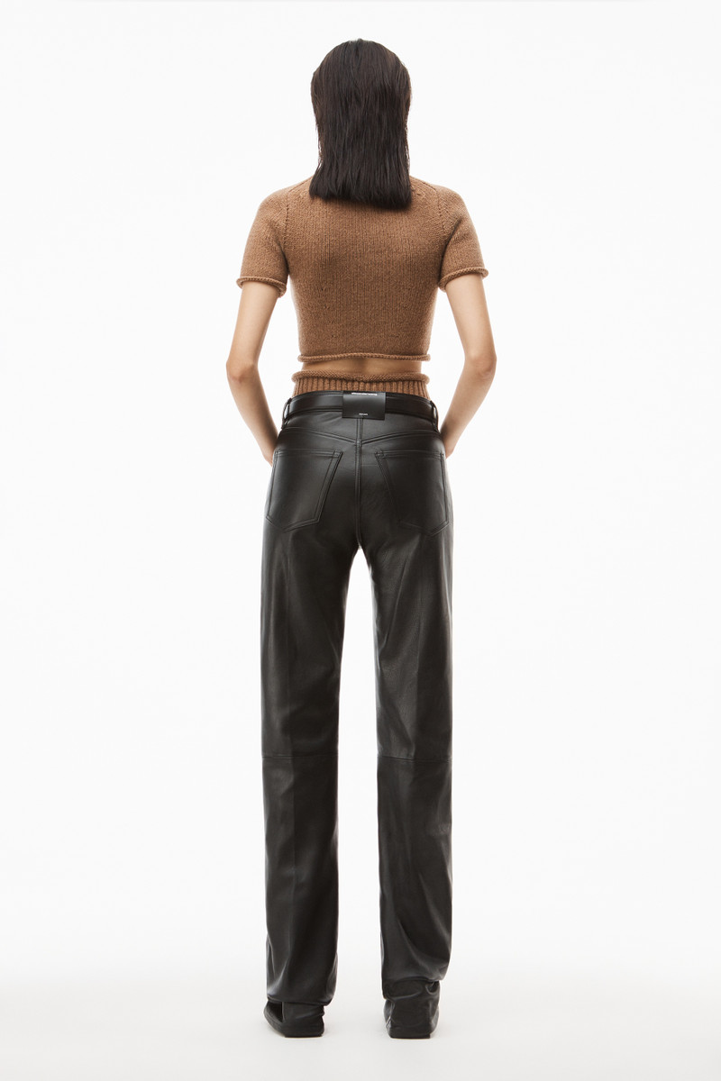 knit tee in boiled wool 4