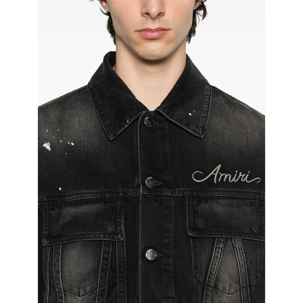 Amiri Black Jackets - Denim Jackets Men - 4
