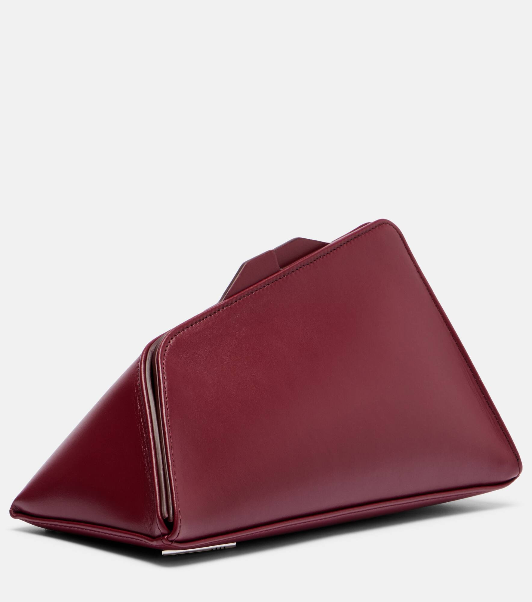 8.30 PM oversized leather clutch - 4