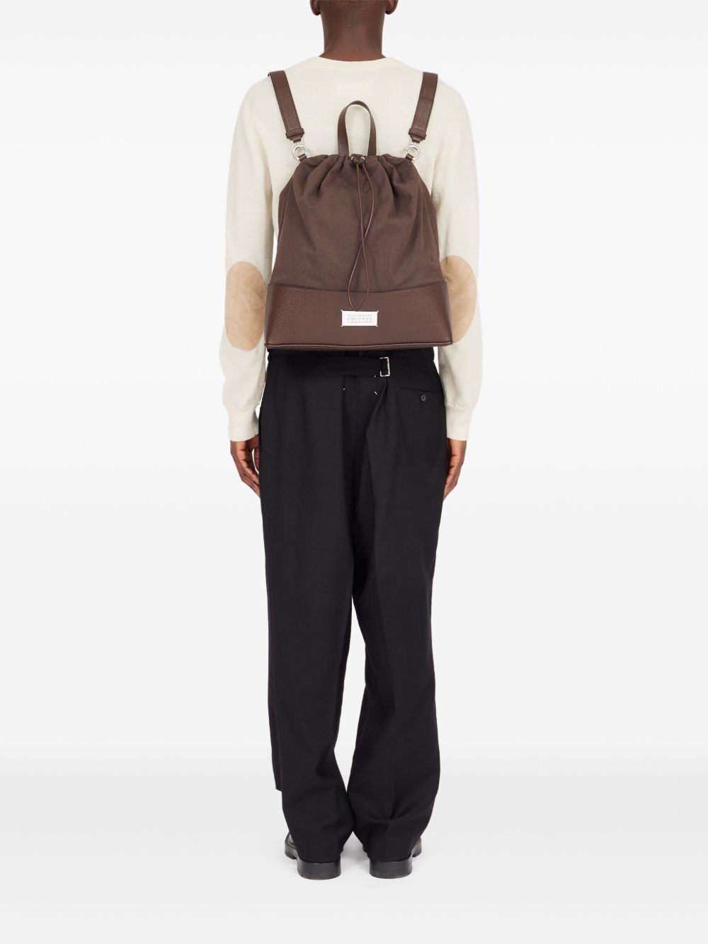 medium 5AC leather backpack - 2