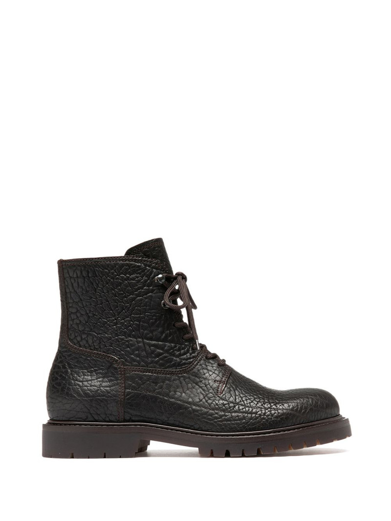 lace-up leather boots 1