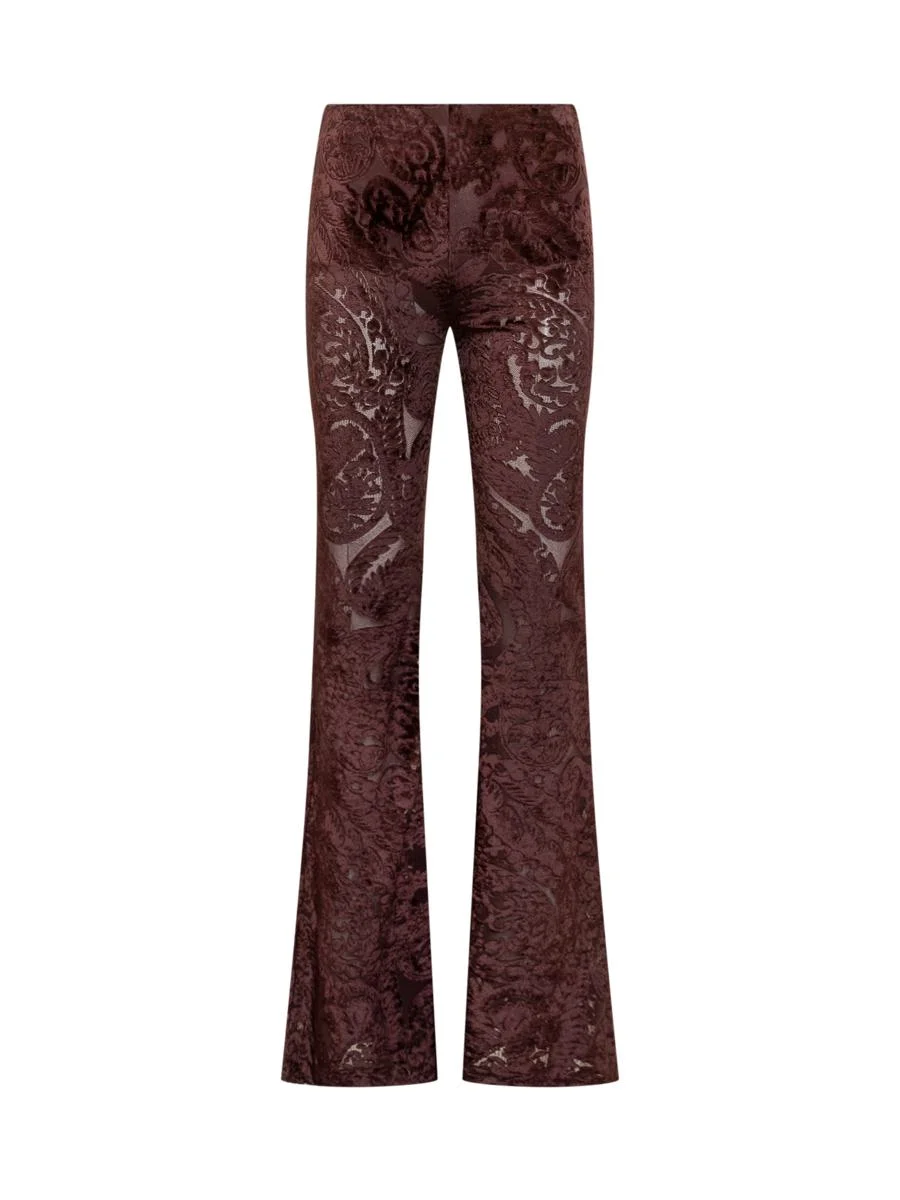 Etro Etro Flare Jacquard Trousers - 1