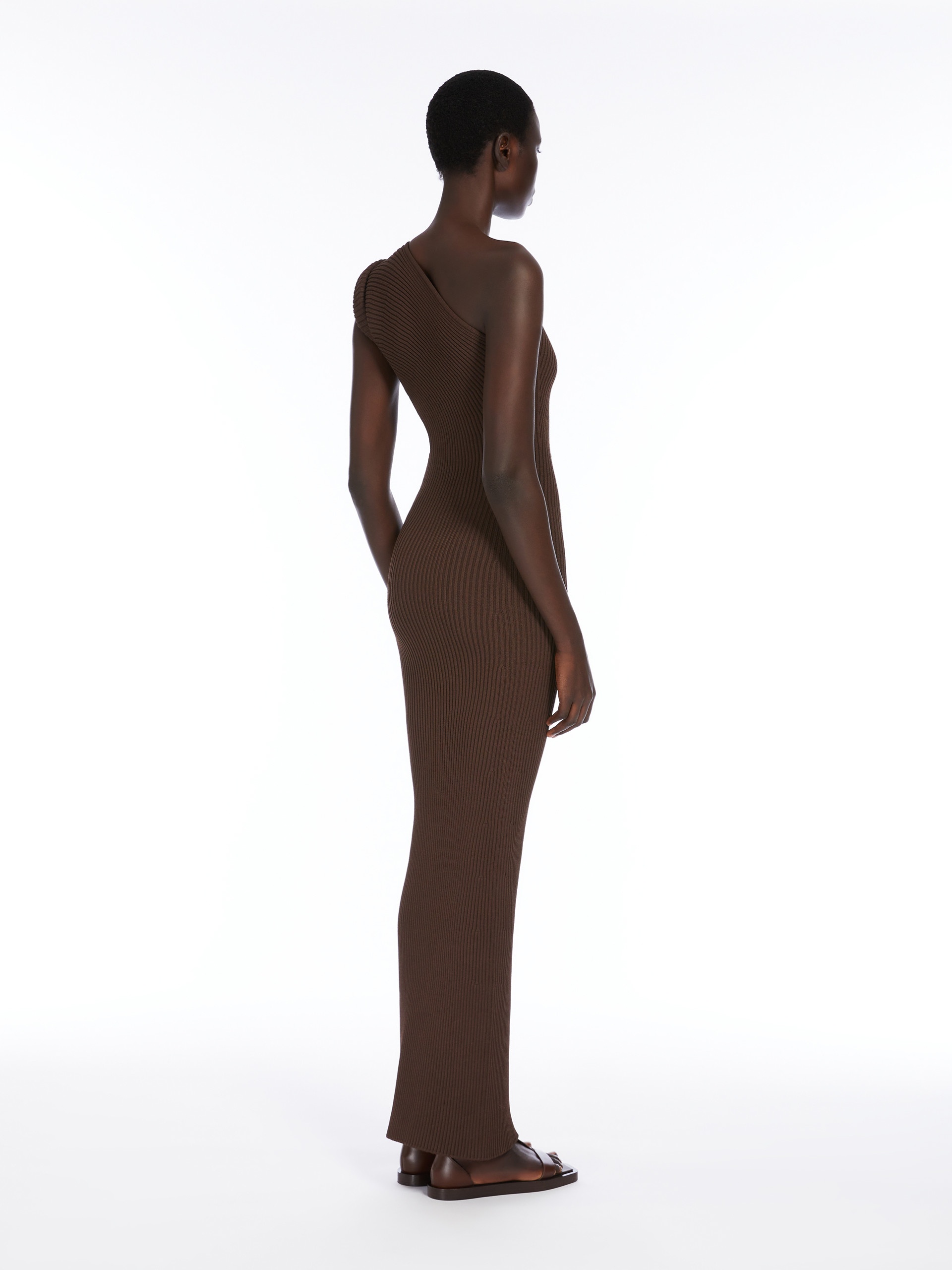 ARDA1234 Ribbed viscose dress - 4