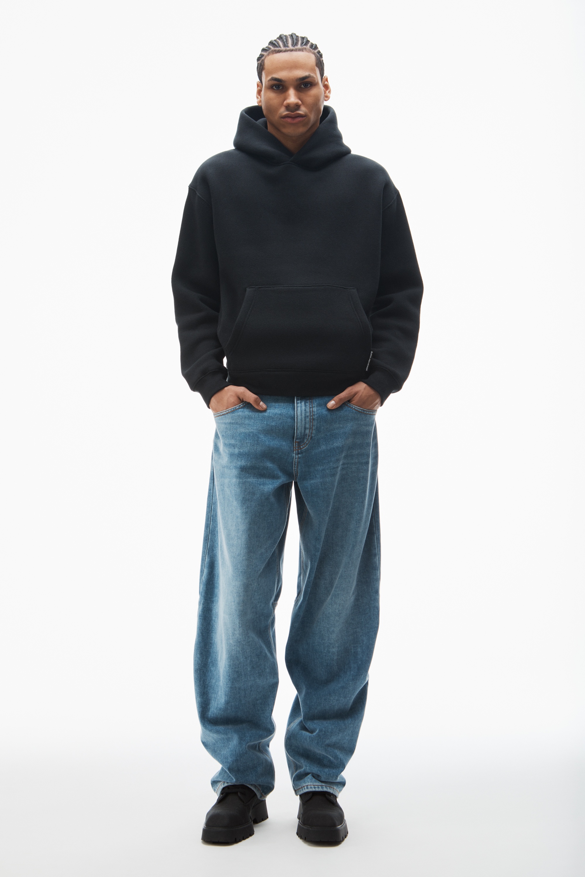 UNISEX HOODIE IN DENSE FLEECE - 6