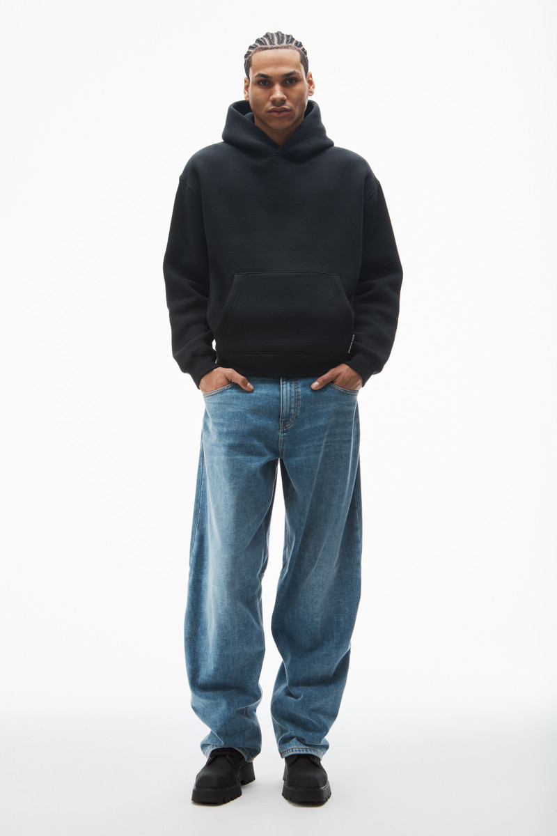 Alexander Wang UNISEX HOODIE IN DENSE FLEECE outlook