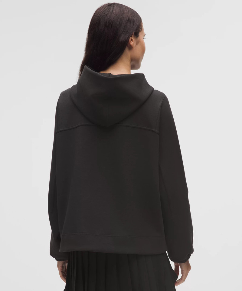 Cotton-Blend Double-Knit Oversized Hoodie 3