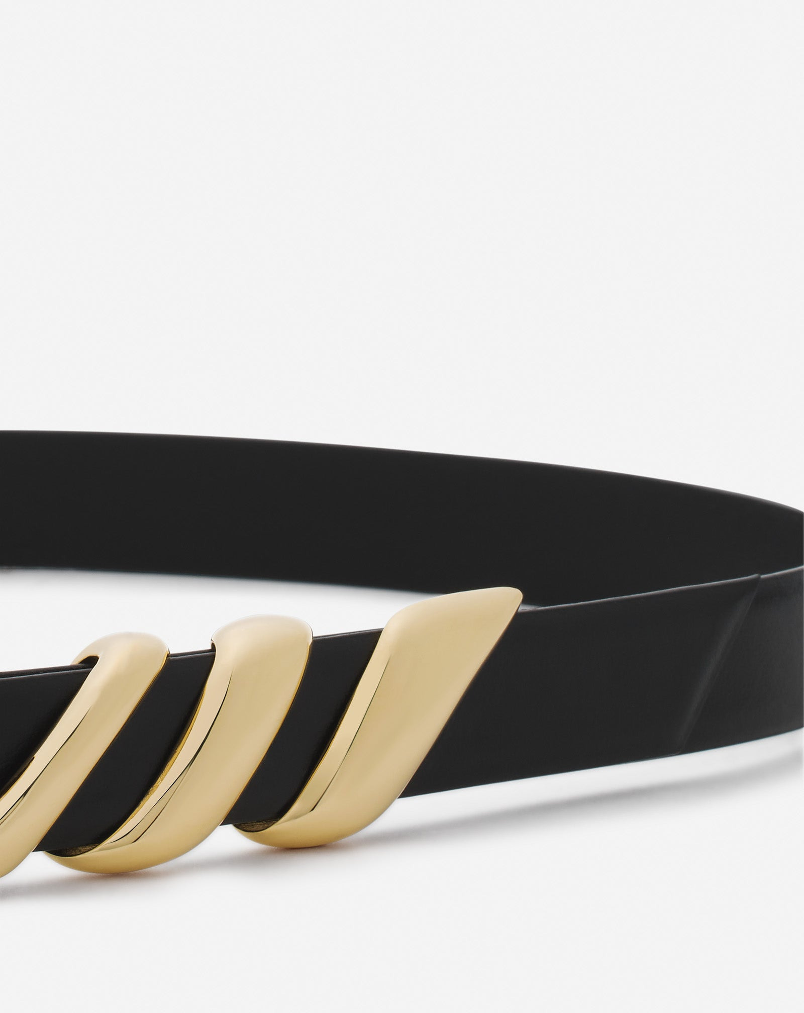 MELODIE RIBBON LEATHER BELT - 3