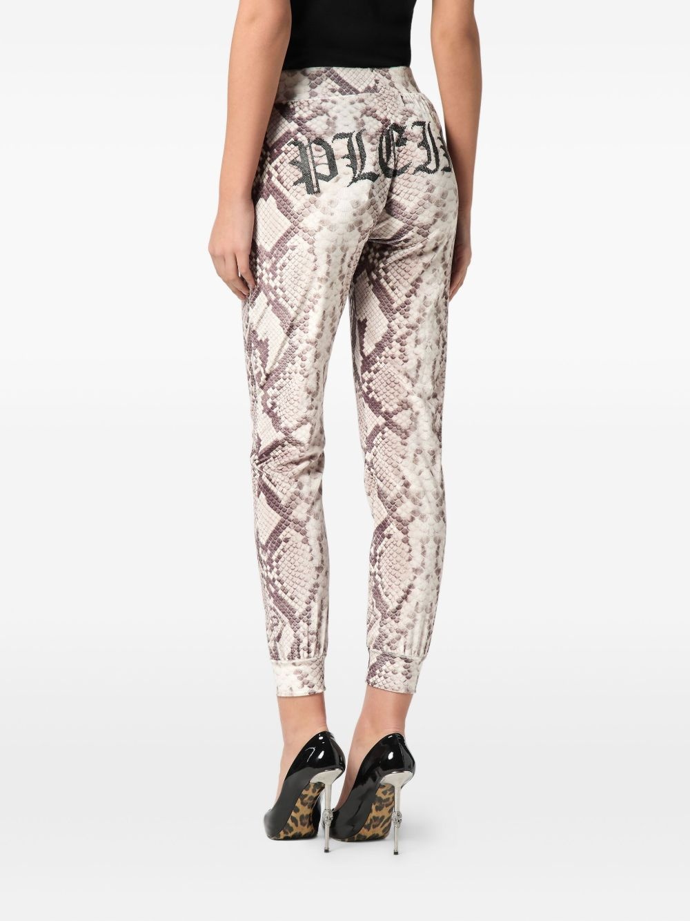 python-print drawstring trousers - 4