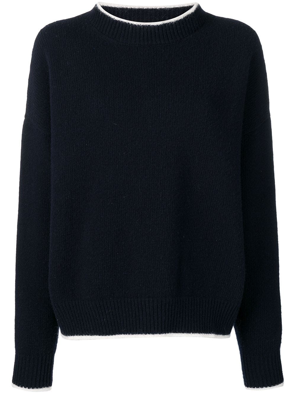 contrast trim jumper - 1