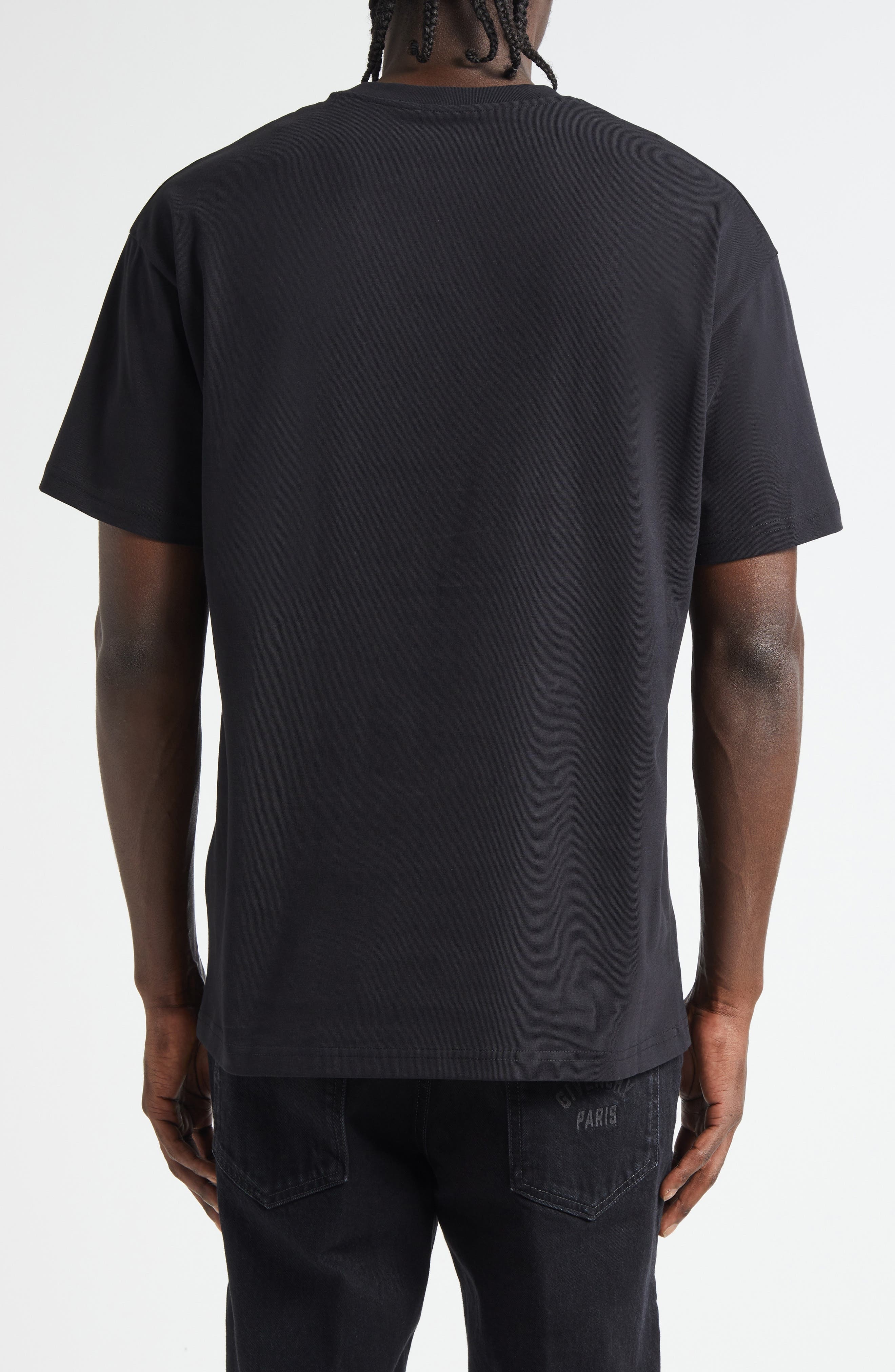 Givenchy Regular Fit Logo Patch T-Shirt in Black at Nordstrom - 2