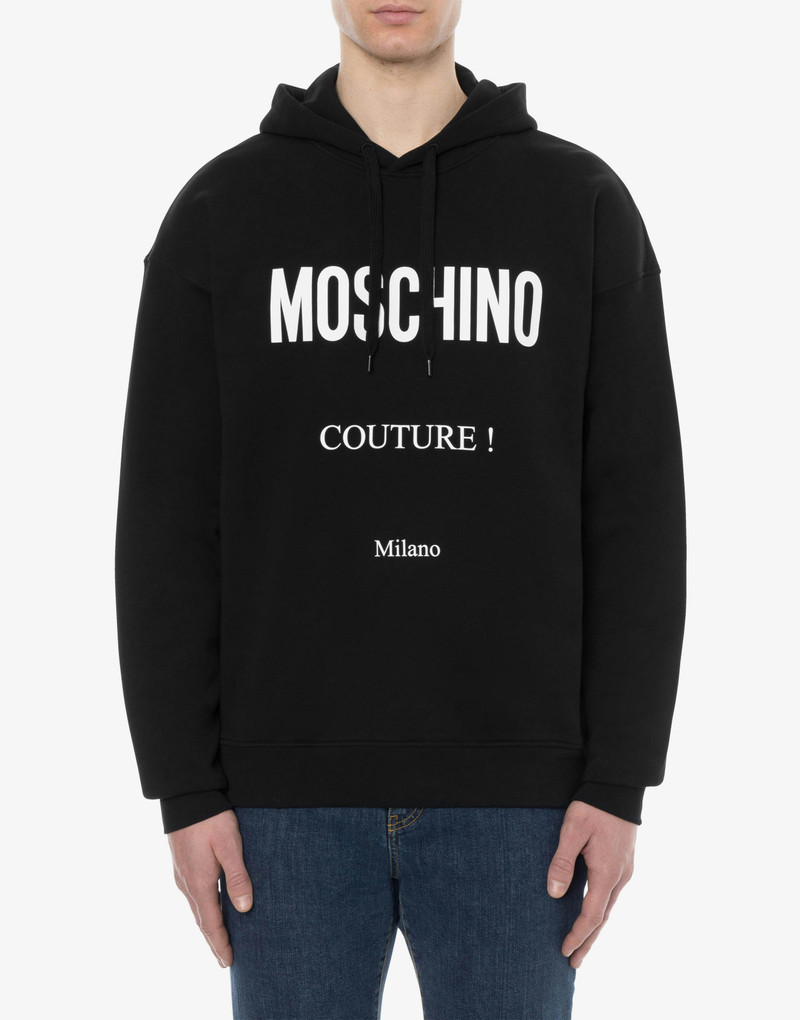 Moschino MOSCHINO COUTURE COTTON SWEATSHIRT outlook