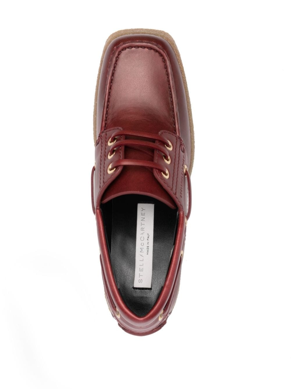 block-heel platform loafer mules - 4