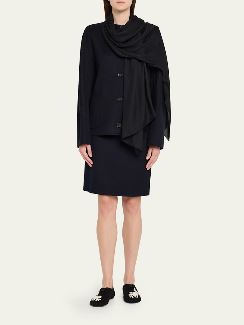 Loro Piana Signature Cashmere-Blend Stole outlook