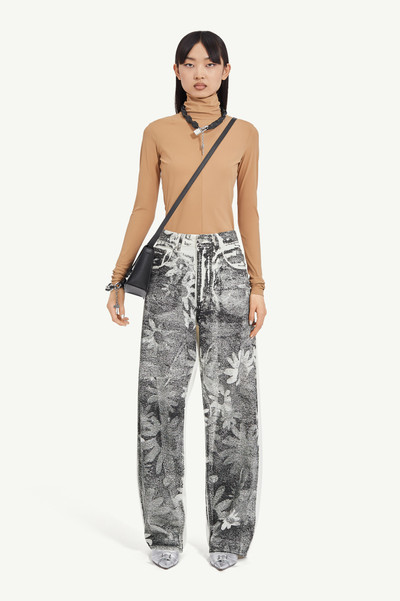 MM6 Maison Margiela Print tapered jeans outlook