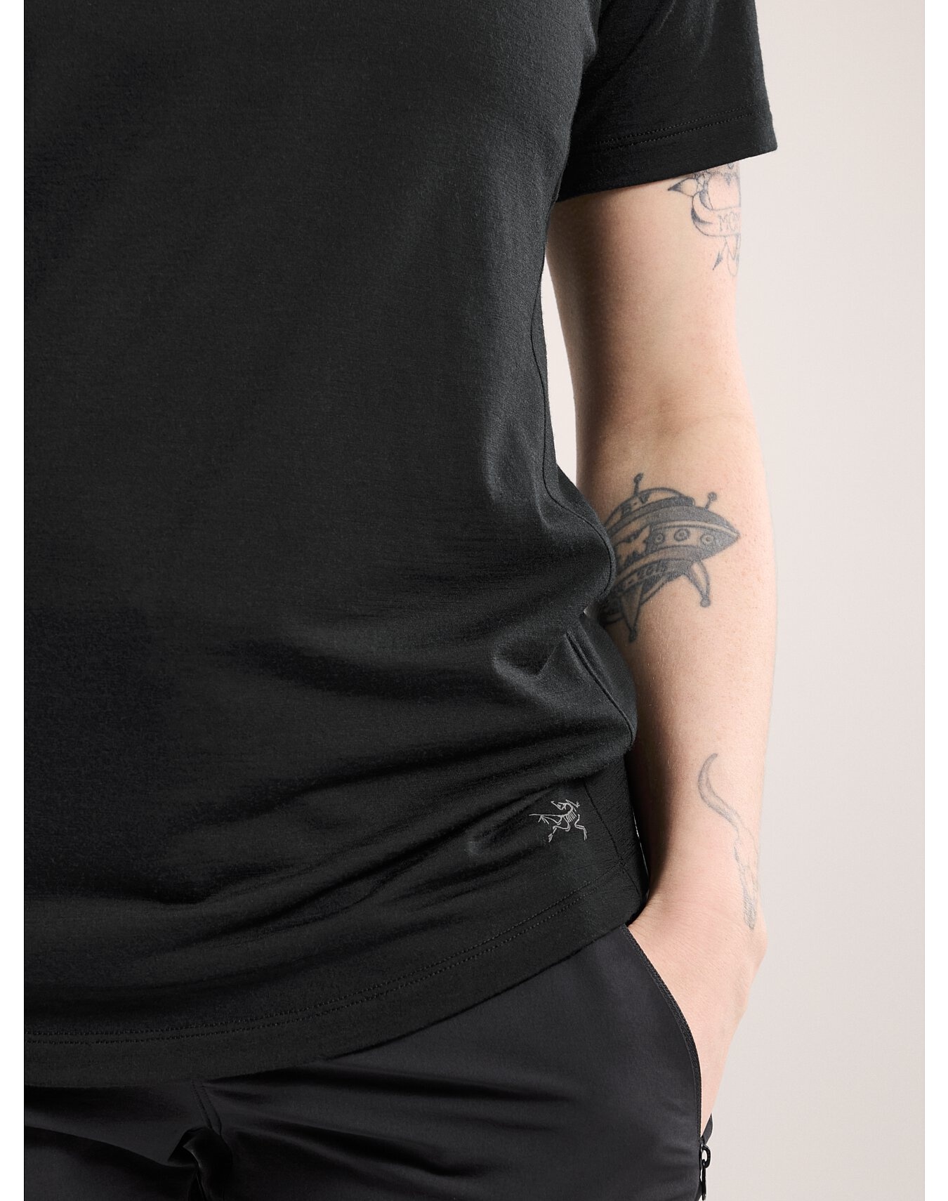 Lana Merino Wool Crew Neck Shirt SS - 3