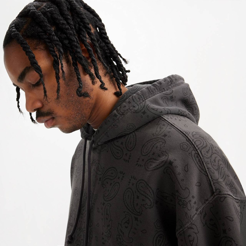 RELAXED OVERDYED HOODIE SWEATSHIRT 5